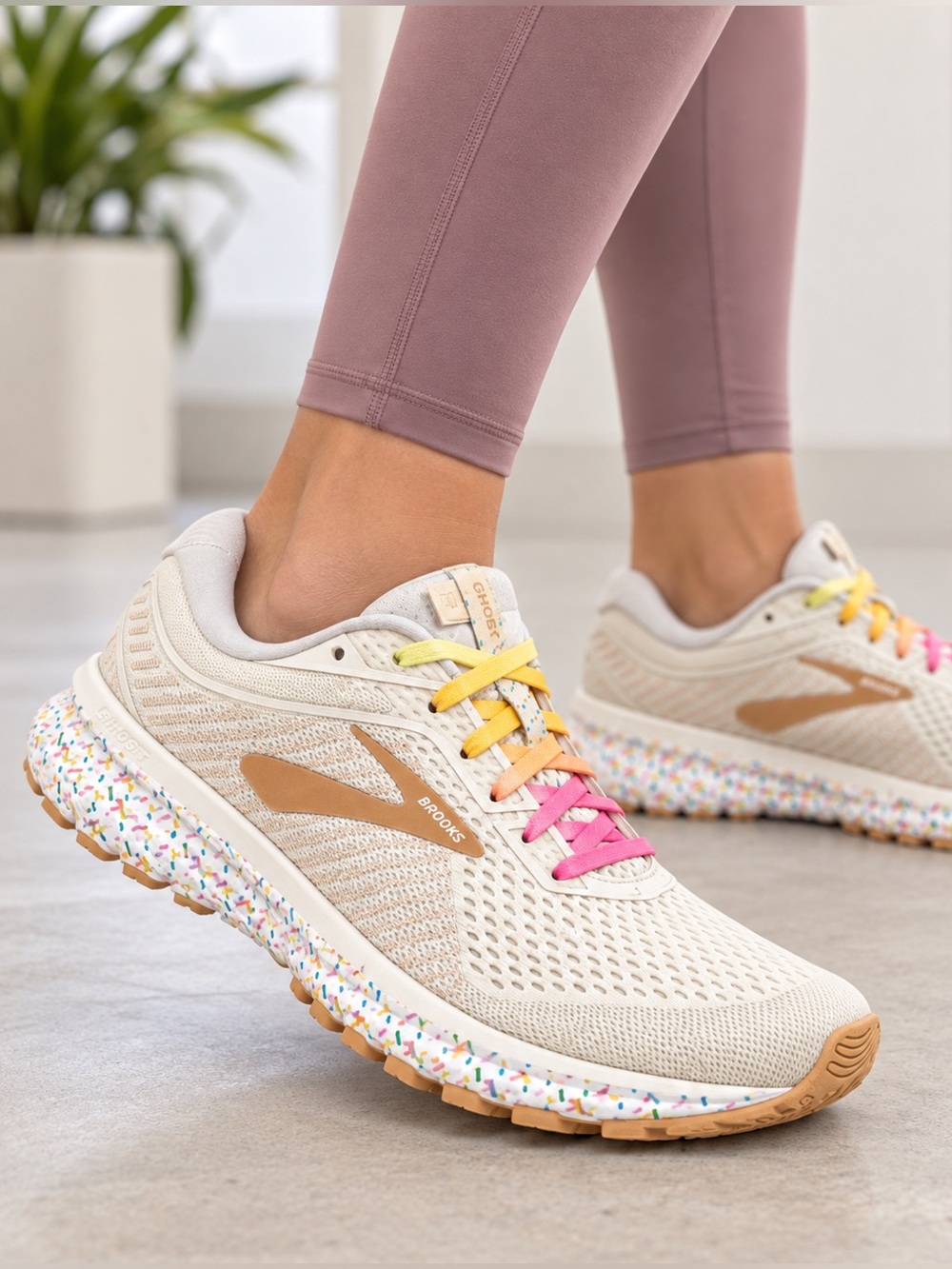 Brooks Ghost 12 Vanilla Sprinkles Limited Edition Running Shoes